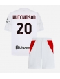 Otroške Nogometnih dresov AC Milan Omari Hutchinson #20 Gostujoči 2026-27 Kratki rokavi (+ hlače)